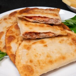 Pork , Cheese & Tomato Chebureki 460g (Frozen semi-finished product)