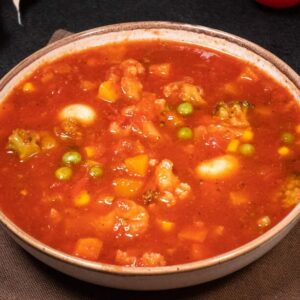 Ministrone Tomato Cream Soup 660g (Frozen semi-finished product)