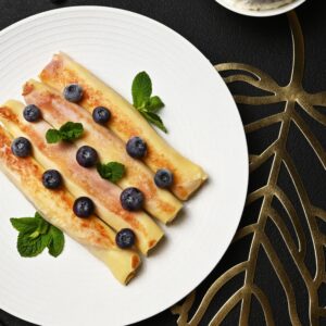 Sweet Cheese & Blueberry Crepes 500g (Frozen semi-finished product)