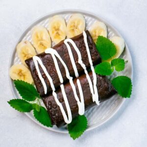 Chocolate Crepes with Cheese and Banana 600g (Frozen semi-finished product)