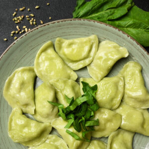 Spinach & Brined Cheese Varenyky 1kg (Frozen semi-finished product)